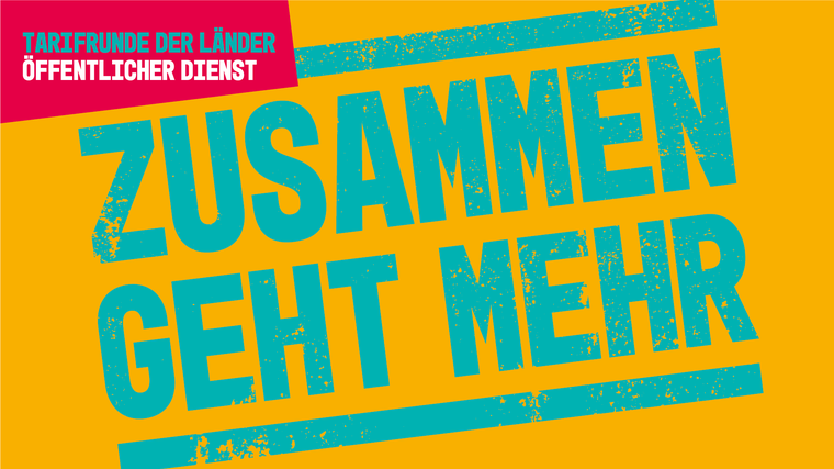 Werbebanner zur Tarifkampagne