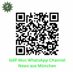 QR Code für WhatsApp Channel der GdP München